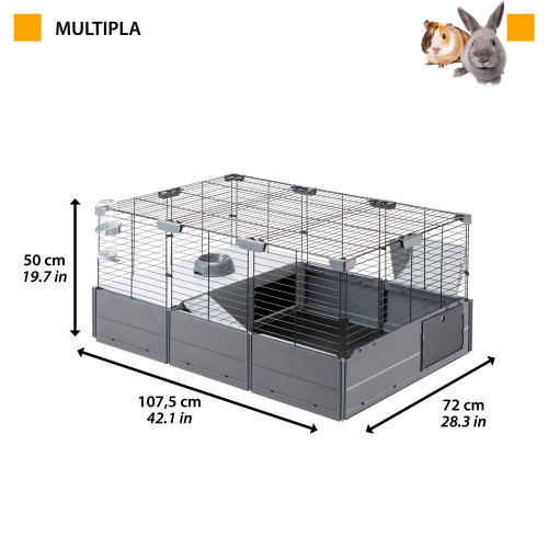 Клітка Ferplast Multipla для кроликів та морських свинок 