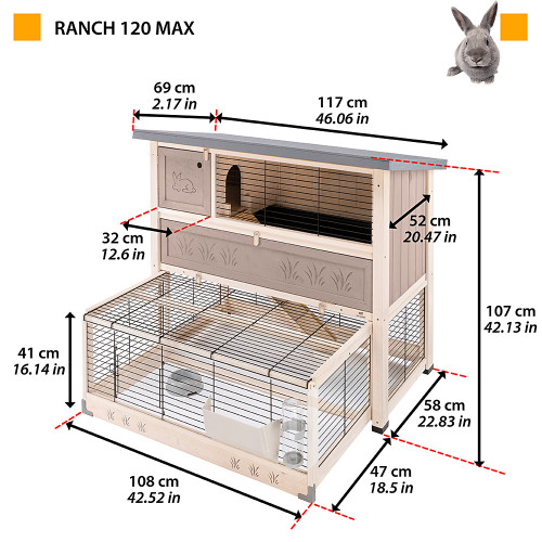 Вольєр Ferplast Ranch 120 Max для кроликів