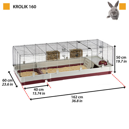 Клітка Ferplast Krolik 160 для кроликів 