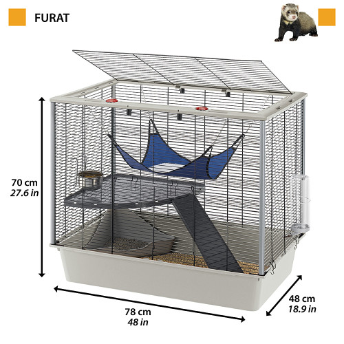 Клетка Ferplast Furat 80 для хорьков и крыс