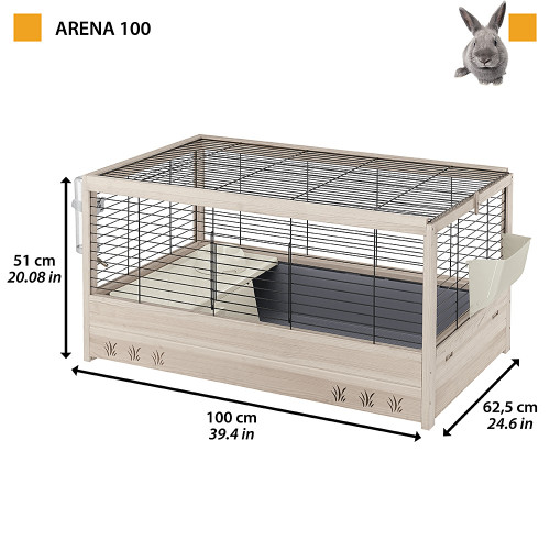 Дерев`яна клітка Ferplast Ferplast Arena 100 для кроликів