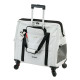 Троллей-переноска для собак и кошек Ferplast Voyager Trolley Grey White