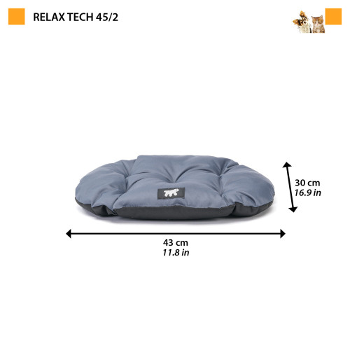 Подушка для собак и кошек Ferplast Relax 45/2 Tech Grey