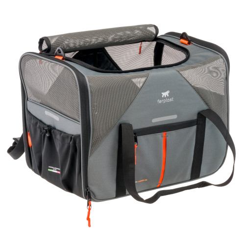 М'яка переноска для собак та кішок Ferplast Voyager Carrier 350 Grey