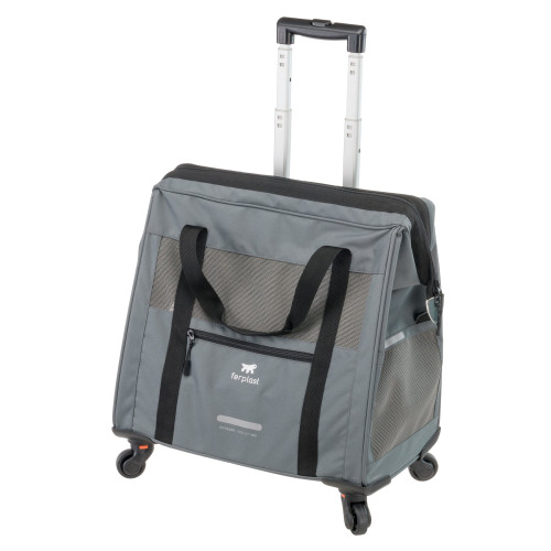 Тролей-переноска для собак та кішок Ferplast Voyager Trolley Grey