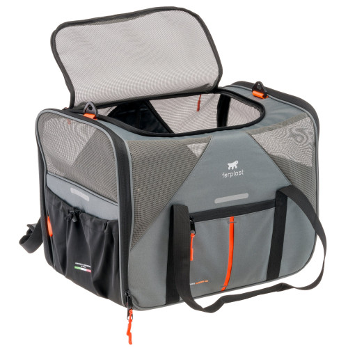 М'яка переноска для собак та кішок Ferplast Voyager Carrier 350 Grey
