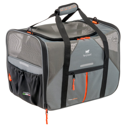 М'яка переноска для собак та кішок Ferplast Voyager Carrier 350 Grey