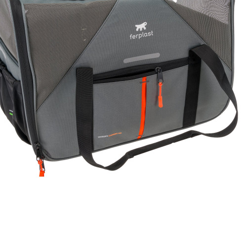 М'яка переноска для собак та кішок Ferplast Voyager Carrier 450 Black