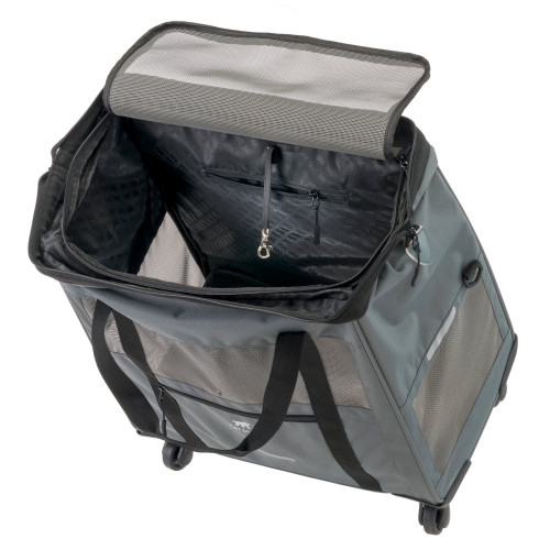 Тролей-переноска для собак та кішок Ferplast Voyager Trolley Black