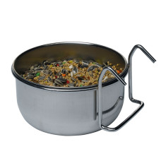 Стальная кормушка для попугаев и грузынов Ferplast Sirio L302