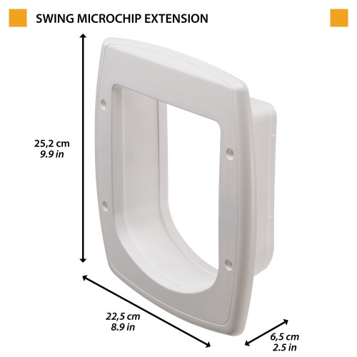 Тунель Ferplast для дверей Swing Microchip Brown