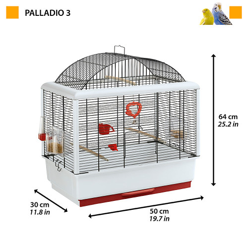 Клітка Ferplast Palladio 3 для канарок та маленьких екзотичних птахів