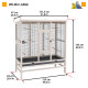 Широкий вольєр Ferplast Wilma Large для канарок, папуг та дрібних папуг