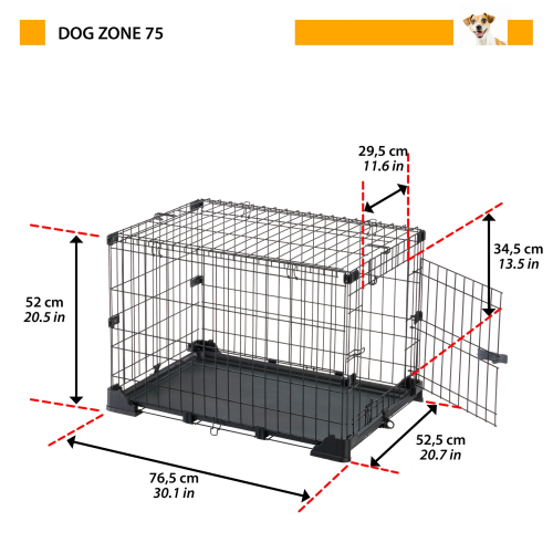 Клітка для собак Ferplast Dog Zone 75