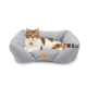 М'який диван Ferplast Pamper Boucle 50 Grey для собак та котів 