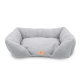 М'який диван Ferplast Pamper Boucle 60 Grey для собак та котів 