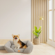М'який диван Ferplast Pamper Boucle 60 Grey для собак та котів 