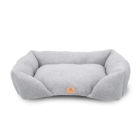 Мягкий диван Ferplast Pamper Boucle 80 Grey для собак и кошек