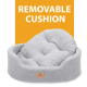 Ліжко Ferplast Dandy Boucle 65 Grey для собак та котів