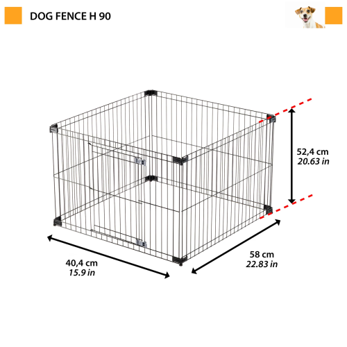 Модульний манеж (вольєр) Ferplast Fence 90 для собак