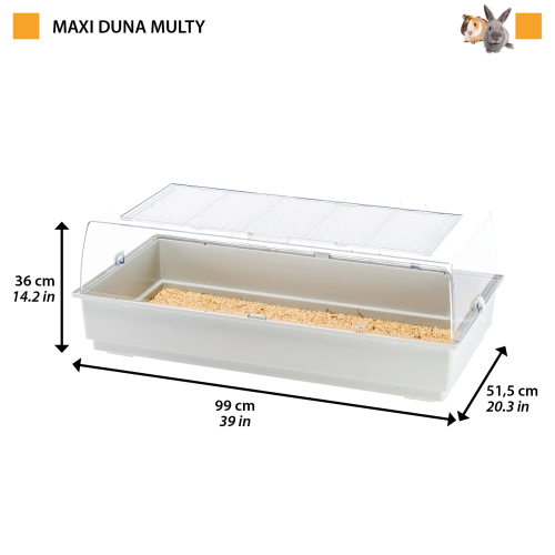 Клітка Ferplast Maxi Duna Multy для хом'яків, морських свинок та кроликів 