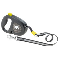 Повідець Ferplast Flippy One Reflex Tape M Yellow для собак, світловідбивний, висувний 