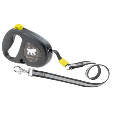 Повідець Ferplast Flippy One Reflex Tape M Yellow для собак, світловідбивний, висувний 