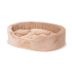 Ліжко-диван Ferplast Dandy Corduroy 65 Beige для собак та котів зі знімною подушкою 