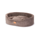 Ліжко-диван Ferplast Dandy Corduroy 65 Grey для собак та котів зі знімною подушкою 