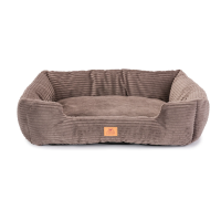 Мягкая кровать Ferplast Sweetie Conduroy 70 Grey для собак и кошек