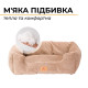 М'яке ліжко Ferplast Sweetie Conduroy 70 Beige для собак та котів