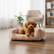 М'яке ліжко Ferplast Sweetie Conduroy 45 Beige для собак та котів