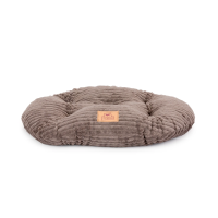 Овальная подушка Ferplast Relaxs Corduroy 45/2 Grey для собак и кошек