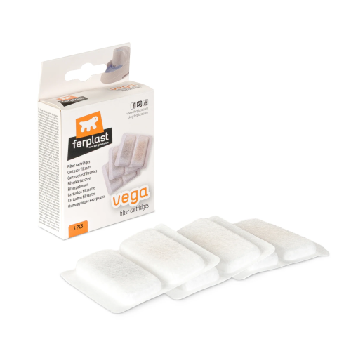 Запасний фільтр для поїлки Ferplast Vega Pro Filter для котів та собак, 3 шт