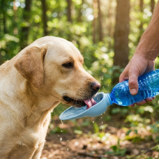 Дорожня поїлка Ferplast PA 5460 для води під пляшку, силікон