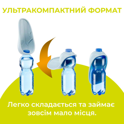 Дорожня поїлка Ferplast PA 5460 для води під пляшку, силікон