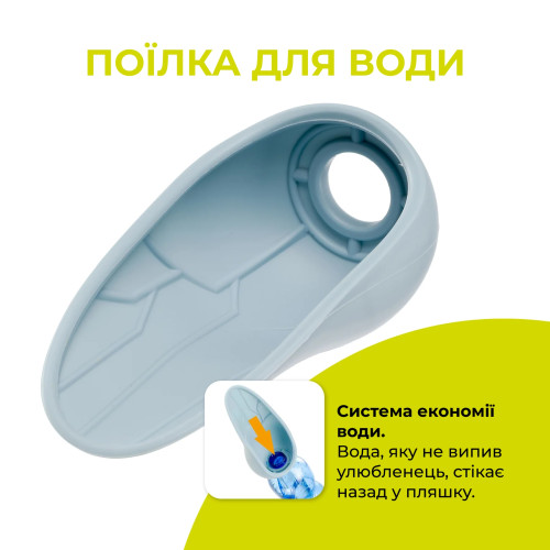 Дорожня поїлка Ferplast PA 5460 для води під пляшку, силікон