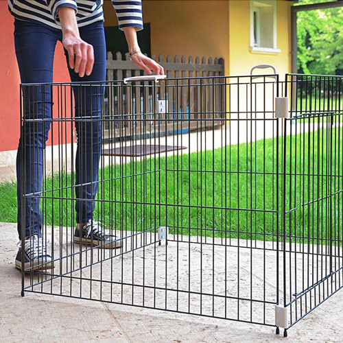 Загон для собак и щенков Ferplast Dog Training, можно использовать в качестве перегородки