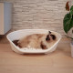 Пластиковый лежак для собак и кошек Ferplast Siesta Deluxe 4 Bianco