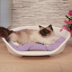 Пластиковый лежак для собак и кошек Ferplast Siesta Deluxe 4 Bianco