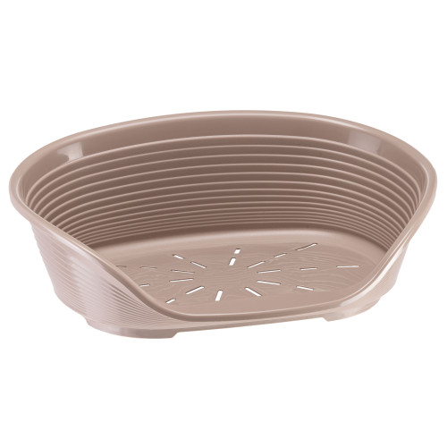 Пластиковий лежак для собак та кішок Ferplast Siesta Deluxe 2 Dove Grey