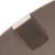 Нескользящая стальная миска для кошек и собак Ferplast Jolie Dove Grey, 500 мл