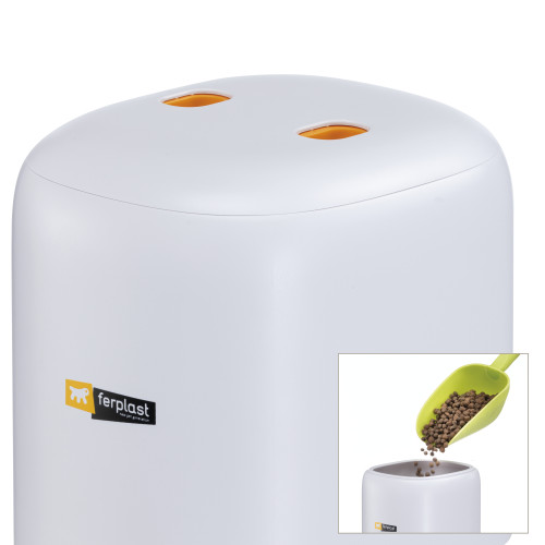 Автоматическая кормушка Ferplast Risto Pet для кошек и собак с таймером и дозатором