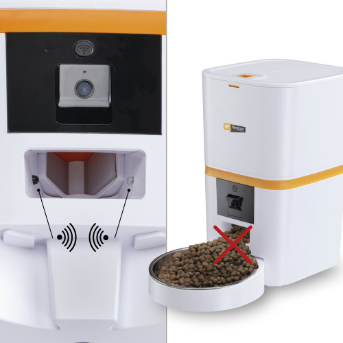 Умная автоматическая кормушка Ferplast Risto Pet Smart Wi-Fi для кошек и собак с таймером и дозатором