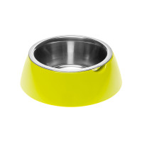 Нековзаюча сталева миска для котів та собак Ferplast Jolie Acid Green, 850 мл