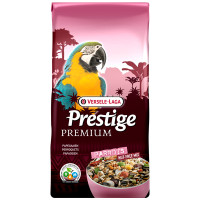 Повнораціонний корм Versele-Laga Prestige Premium Parrots для великих папуг, 15 кг