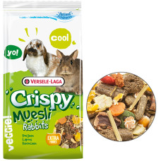 Полноценный корм Versele-Laga Crispy Muesli Rabbits Cuni для кроликов, 1 кг