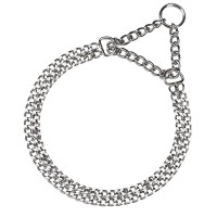 Полурывковая металлическая цепь для собак Ferplast Chrome CSS5518
