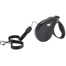 Поводок-рулетка Ferplast Amigo Cord S Black для собак cо шнуром