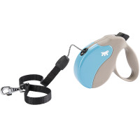 Поводок-рулетка Ferplast Amigo Cord S Light Blue для собак cо шнуром